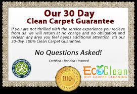 guaranteed dry organic carpet cleaning