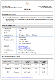 Build a Resume   Portfolio   CV Website Templates Sample Resume For Freshers Doc resume format for freshers b tech Sample  Curriculum Vitae For Freshers