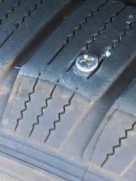 nail punctured the tire acura mdx suv