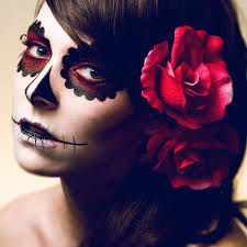 los muertos inspired makeup