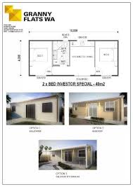 two bedroom granny flat designs and