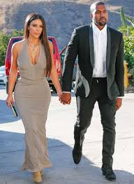 kim kardashian west attends wedding in