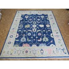 colorful oushak oriental rug g14660