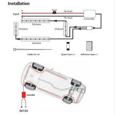 Use the positive lead to probe the for this step it helps to have a wiring diagram but it is not needed. Amerteer Rgb Dreamcolor Led Car Underglow Lights Music Bluetooth App Remote Control Strip Small Ant Car Led Strip Light Led Car Interior Lights Under Dash Lighting Kit With Bluetooth App Rf Walmart Com