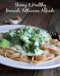 healthy broccoli fettuccine alfredo
