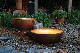 Copper Bowl Water Features Water