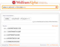 solving equations with wolfram alpha