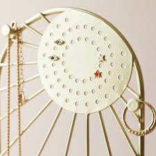gold sunshine jewellery stand with