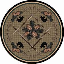 pine cone bears rugs