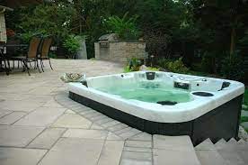 Hot Tub Deck Or Hot Tub Patio Gives A
