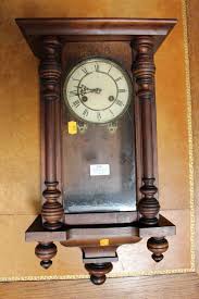 Antique French Wall Clock With Key And