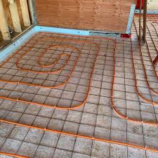 radiant floor heating system