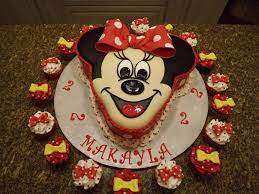 Minnie Mouse 2 By Kellzcakez On Cakecentral Com Minnie Mouse Cake  gambar png