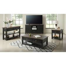 Solid Wood 2 Drawer Coffee Table
