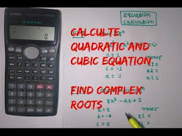 Cubic Equation Using Calculator Apho2018