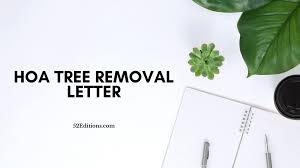How to remove a palm tree. Hoa Tree Removal Letter Free Letter Templates