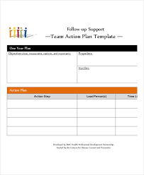 Team Action Plan 11 Examples Format