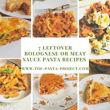 7 leftover meat sauce or bolognese