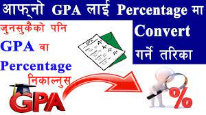 how to convert gpa to percene easy
