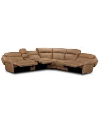 Aliexpress carries many modern sectional sofa with genuine leather related products, including modern reclining sofas genuine leather , black leather sectional. Furniture Daventry 6 Pc Leather Sectional Sofa With 3 Power Recliners Power Headrests Console And Usb Power Outlet Reviews Furniture Macy S