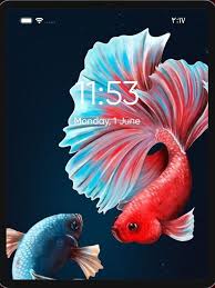 live aquarium wallpaper on the app