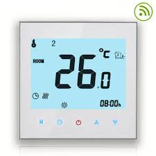 lcd wifi touch screen thermostat for