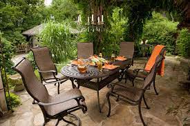 cast aluminum sienna sling patio collection
