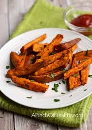 oven baked sweet potato fries a pinch