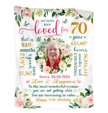 70th birthday gifts for her 70th