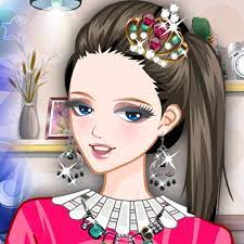 purple sky cinderella makeup dressup