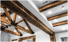 white oak wood beams
