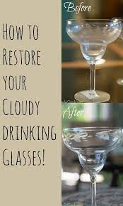 how to clean cloudy glasses deep
