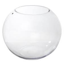 Glass Fish Bowl 45cm Clear