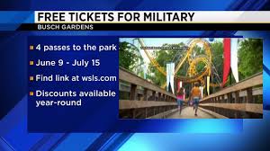 busch gardens gives back to military
