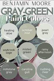 27 Super Fresh Gray Green Paint Colors