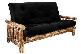 Wood Sofa Bed Lodge Cabin Futons