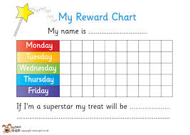 School Reward Chart Template Www Bedowntowndaytona Com