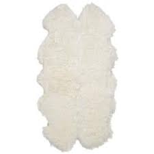veruca modern ivory sheepskin 4 pelt
