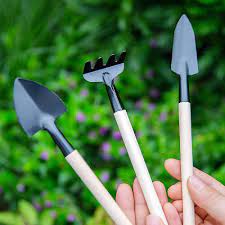 mini gardening tools sets iron spade