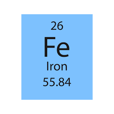 iron symbol chemical element of the