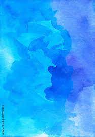 Blue Watercolor Background Bright