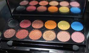 sleek makeup sunset palette look the