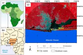 The map was originally titled nigritarvm regio, it displays: Sustainability Free Full Text Impact Of Urban Surface Characteristics And Socio Economic Variables On The Spatial Variation Of Land Surface Temperature In Lagos City Nigeria Html