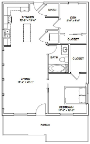 24 X 36 Floor Plans