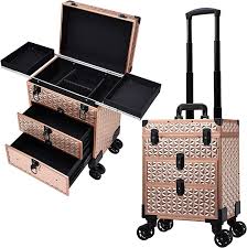 professional rolling makeup case