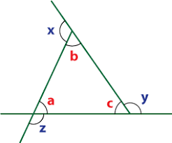 angles in triangles math fun worksheets