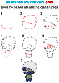 how to draw an anime character easy