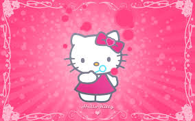 Hình ảnh mèo Hello Kitty dễ thương ai cũng mê.