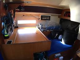 The Chart Table Sea Berth Onboard Our 1974 Dufour 34