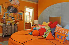 inspiring basketball themed bedroom